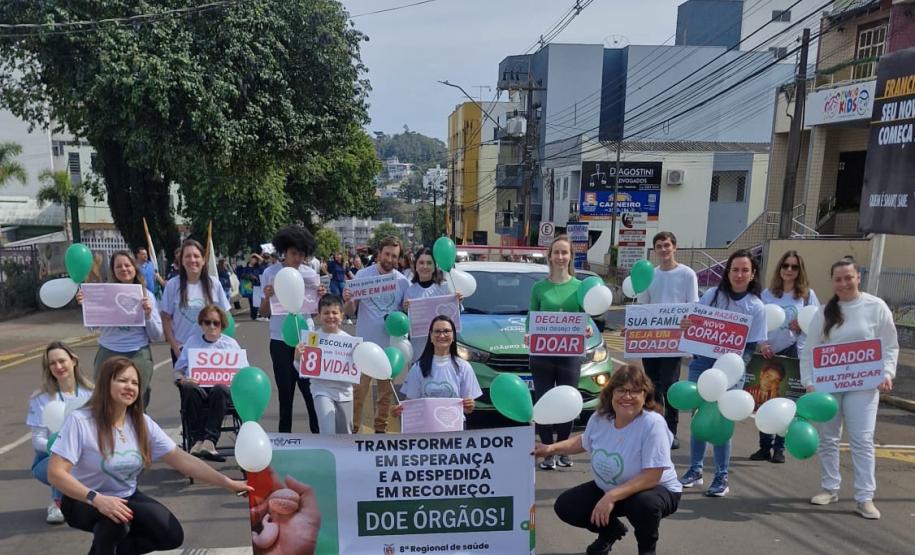 Setembro Verde levou conscientização sobre doação de órgãos no Paraná