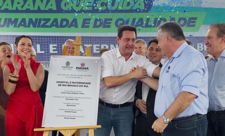 Com novo hospital, Rio Branco do Sul volta a ter maternidade após mais de uma década