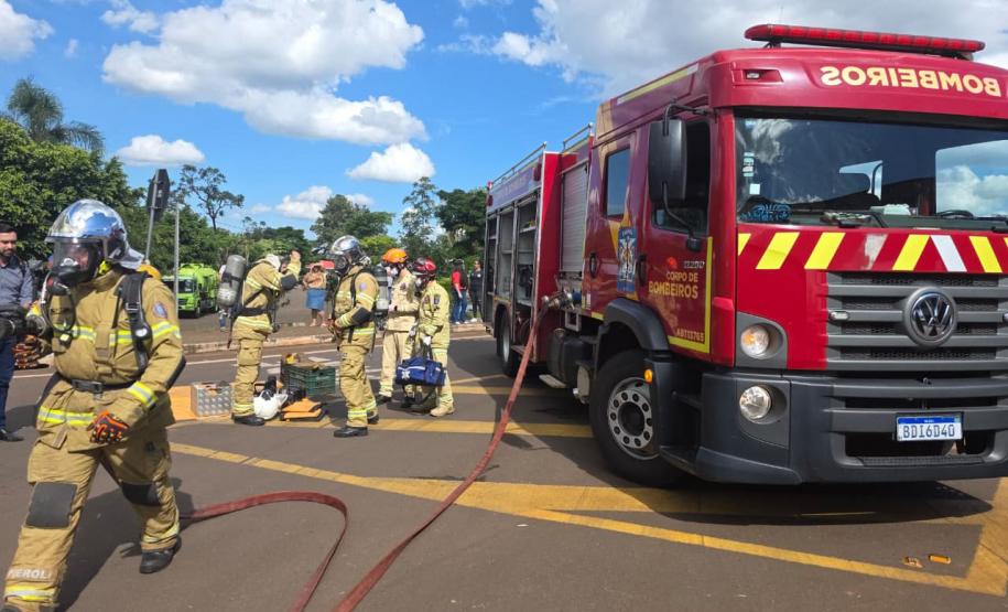Mais de 500 participantes: Mauá da Serra é palco de treinamento para grandes emergências