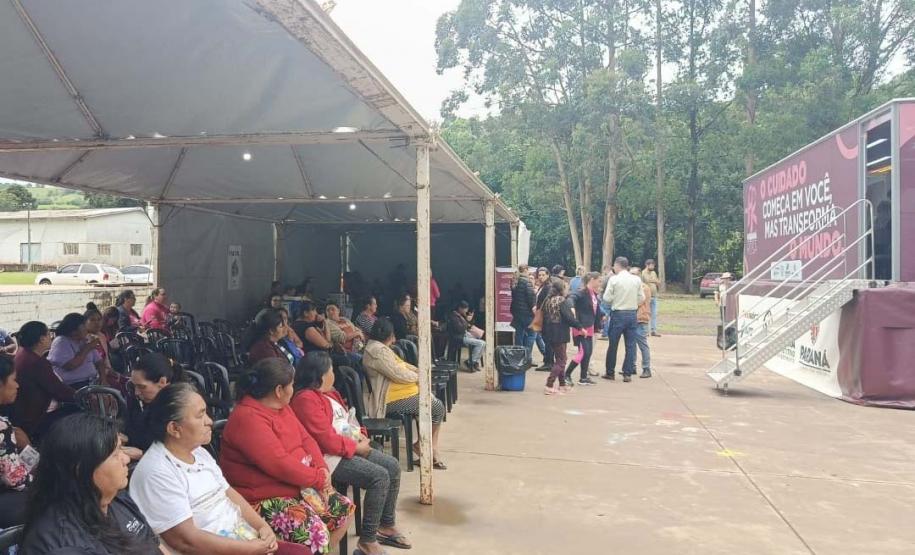 Nova Laranjeiras: Carreta Saúde da Mulher leva atendimento à maior terra indígena do Paraná
