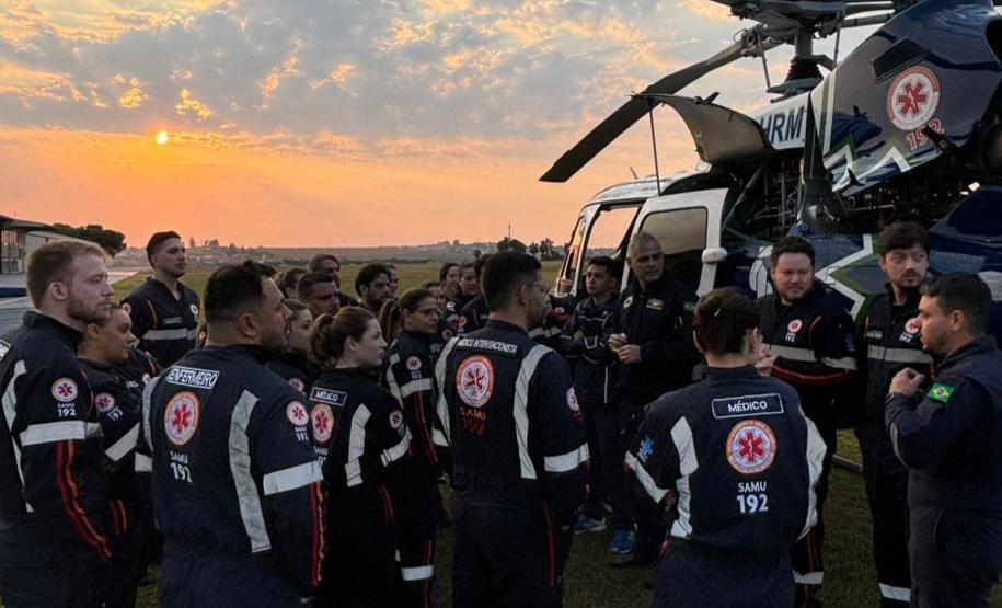 Referência nacional, serviço aeromédico do Paraná garante assistência em todas as regiões