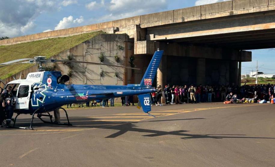 Mais de 500 participantes: Mauá da Serra é palco de treinamento para grandes emergências