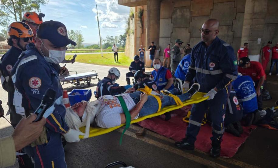 Mais de 500 participantes: Mauá da Serra é palco de treinamento para grandes emergências