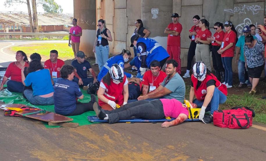 Mais de 500 participantes: Mauá da Serra é palco de treinamento para grandes emergências