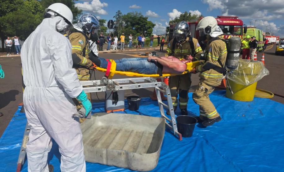 Mais de 500 participantes: Mauá da Serra é palco de treinamento para grandes emergências