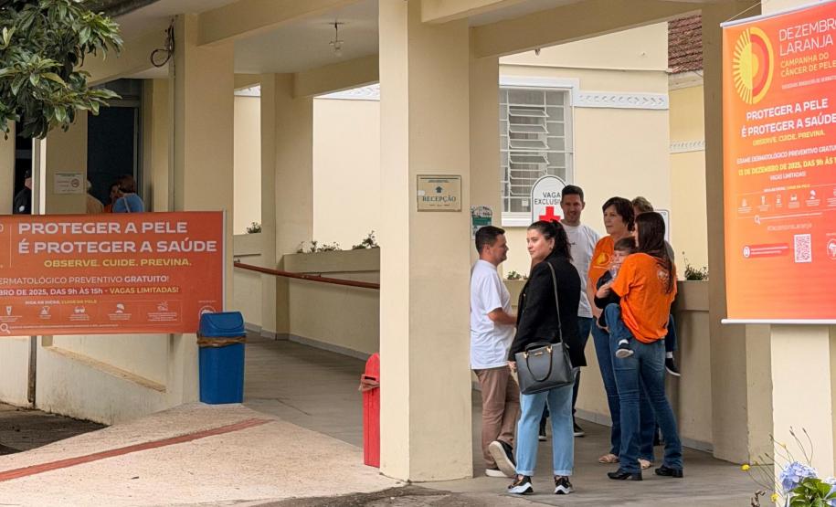 Dezembro Laranja: Mutirão realiza 142 atendimentos à população com lesões na pele