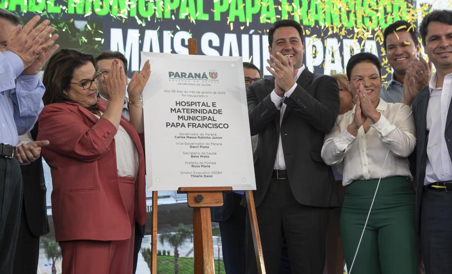 Com apoio do Estado, Pinhais ganha hospital e maternidade com 90 leitos 100% SUS