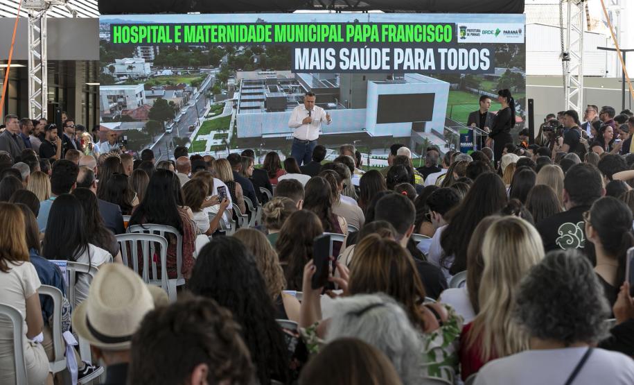 Com apoio do Estado, Pinhais ganha hospital e maternidade com 90 leitos 100% SUS