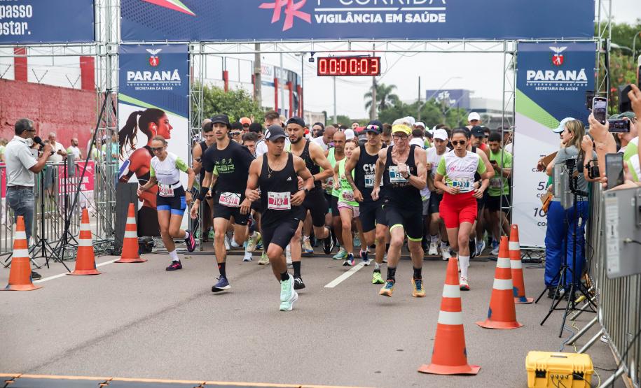 Corrida da Vigilância em Saúde é um sucesso e encerra ações do Paraná Rosa 2025