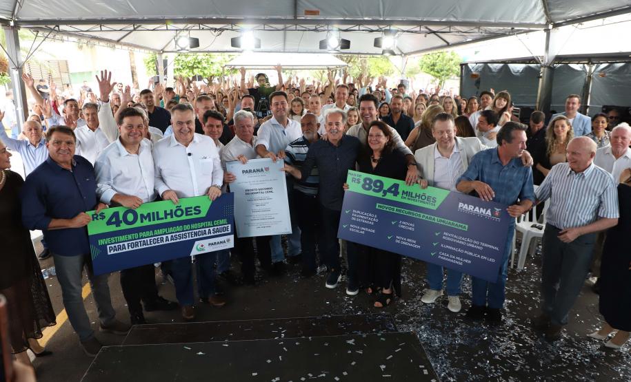 Com inauguração e anúncio de mais R$ 40 milhões, Hospital Cemil vai dobrar atendimentos em Umuarama