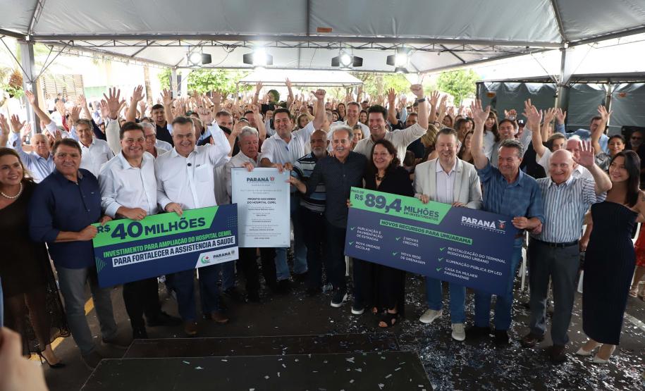 Com inauguração e anúncio de mais R$ 40 milhões, Hospital Cemil vai dobrar atendimentos em Umuarama