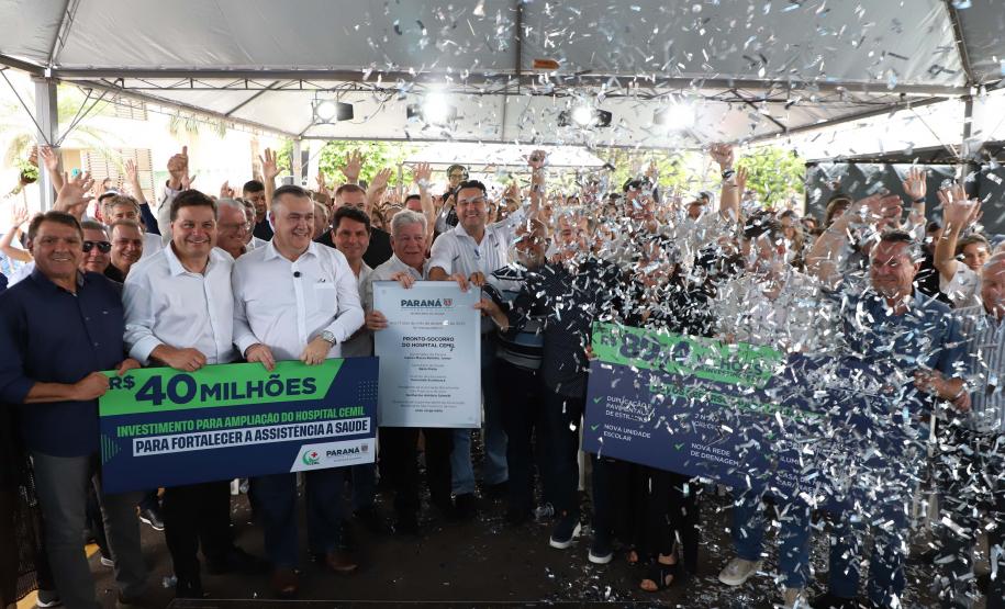 Com inauguração e anúncio de mais R$ 40 milhões, Hospital Cemil vai dobrar atendimentos em Umuarama