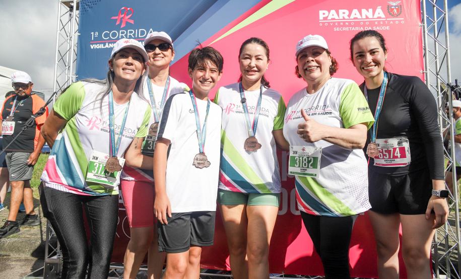 Corrida da Vigilância em Saúde é um sucesso e encerra ações do Paraná Rosa 2025