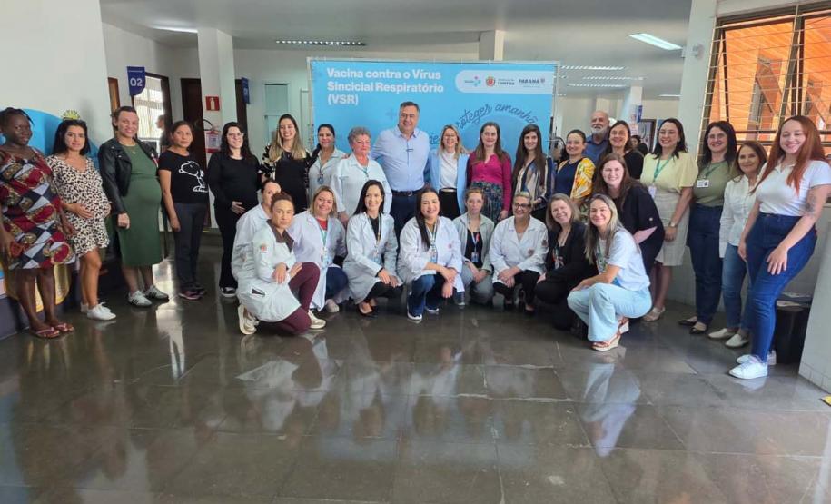 Paraná inicia vacinação contra Vírus Sincicial Respiratório 48 horas após receber doses