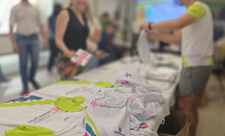Entrega de kits da 1ª Corrida de Vigilância em Saúde acontece nesta sexta e sábado