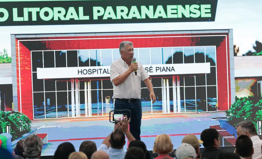 R$ 67,7 milhões: governador anuncia a construção do Hospital Regional de Matinhos