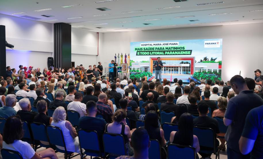 R$ 67,7 milhões: governador anuncia a construção do Hospital Regional de Matinhos