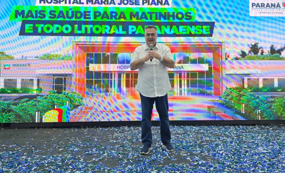 R$ 67,7 milhões: governador anuncia a construção do Hospital Regional de Matinhos