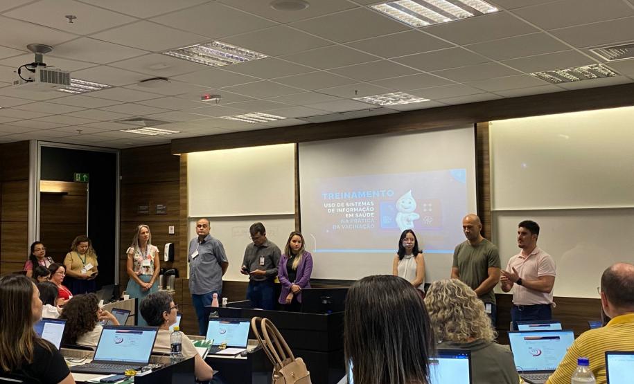 Paraná realiza treinamento para qualificar registros de vacinação e fortalecer tomada de decisão em saúde