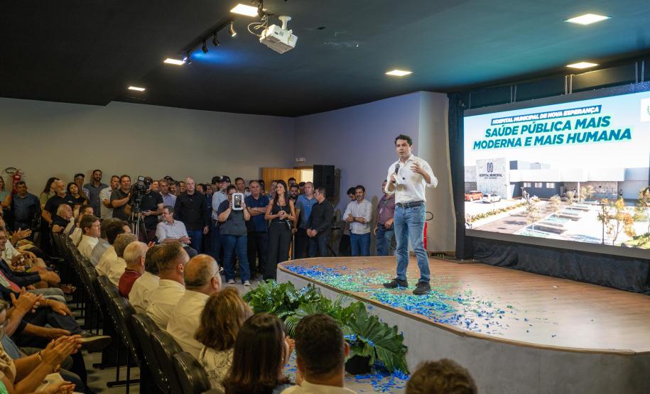 Ratinho Junior anuncia R$ 18,2 milhões para construção de hospital em Nova Esperança
