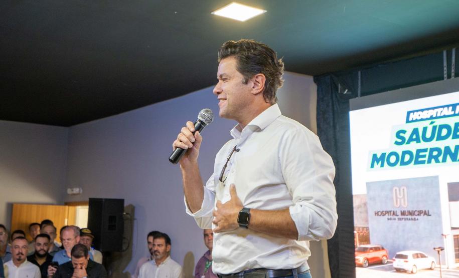 Ratinho Junior anuncia R$ 18,2 milhões para construção de hospital em Nova Esperança
