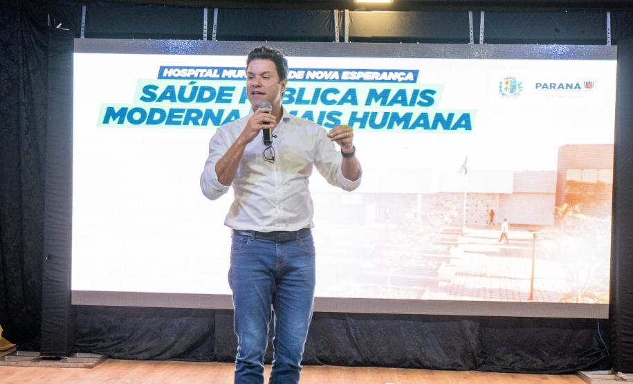 Ratinho Junior anuncia R$ 18,2 milhões para construção de hospital em Nova Esperança
