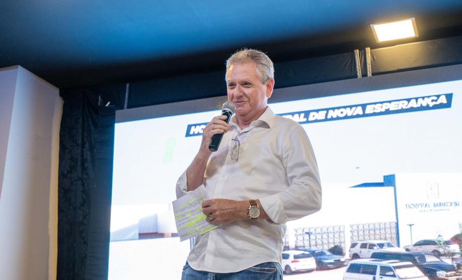 Ratinho Junior anuncia R$ 18,2 milhões para construção de hospital em Nova Esperança