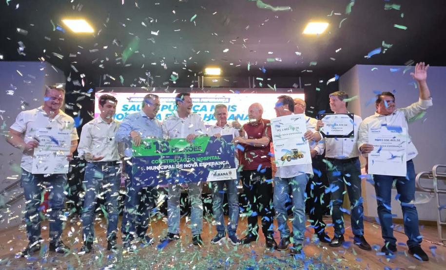 Ratinho Junior anuncia R$ 18,2 milhões para construção de hospital em Nova Esperança