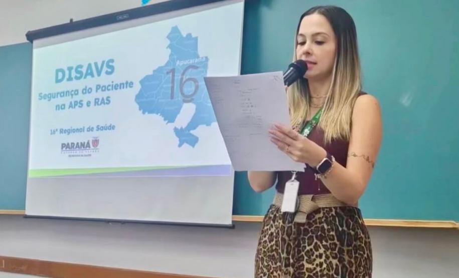 Regional de Saúde capacita mais de 400 profissionais sobre Segurança do Paciente no Vale do Ivaí