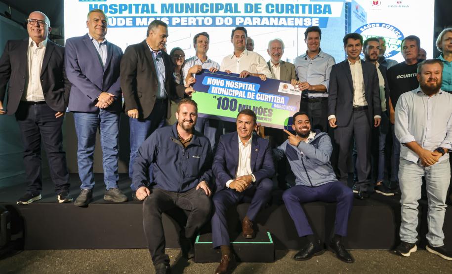R$ 100 milhões: Ratinho Junior anuncia construção do Hospital Bairro Novo, em Curitiba
