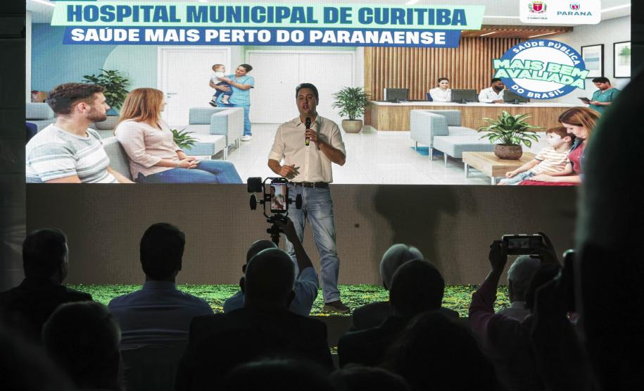 R$ 100 milhões: Ratinho Junior anuncia construção do Hospital Bairro Novo, em Curitiba
