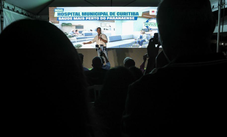 R$ 100 milhões: Ratinho Junior anuncia construção do Hospital Bairro Novo, em Curitiba
