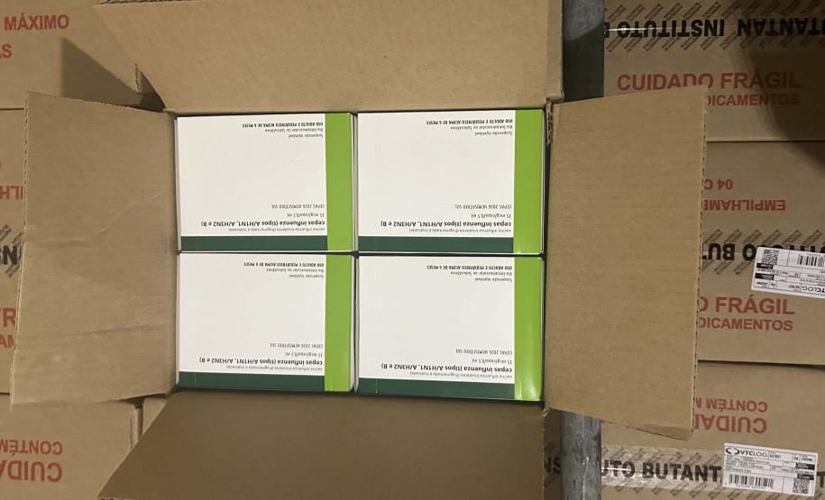 Paraná recebe 332 mil vacinas contra a gripe para início da campanha no próximo sábado