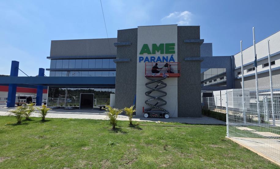 Novo AME de São José dos Pinhais passa pelos últimos ajustes antes da inauguração