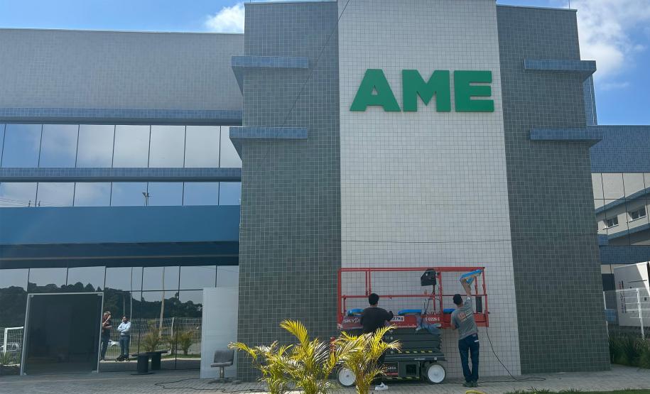 Novo AME de São José dos Pinhais passa pelos últimos ajustes antes da inauguração