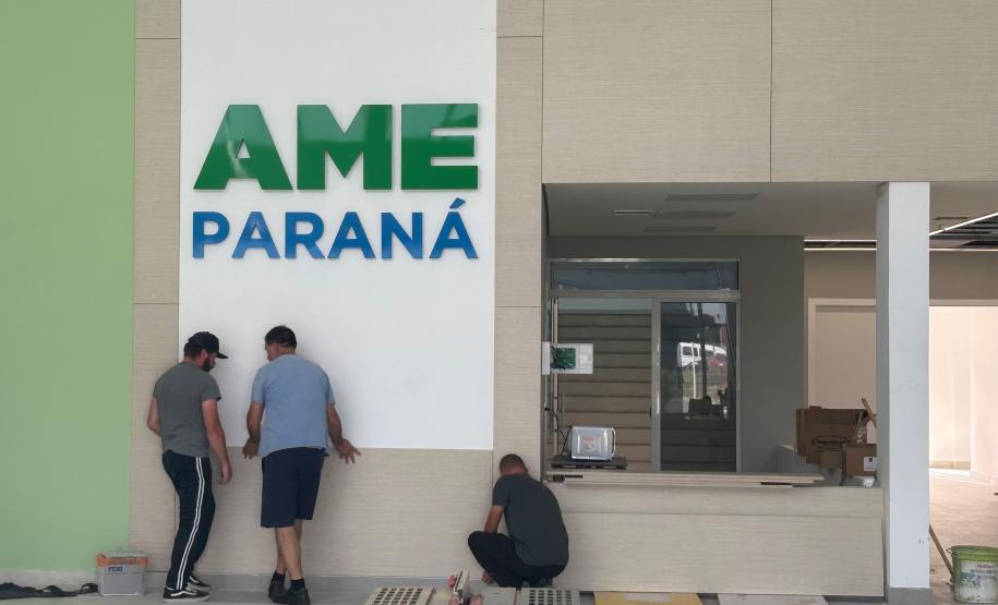 Novo AME de São José dos Pinhais passa pelos últimos ajustes antes da inauguração
