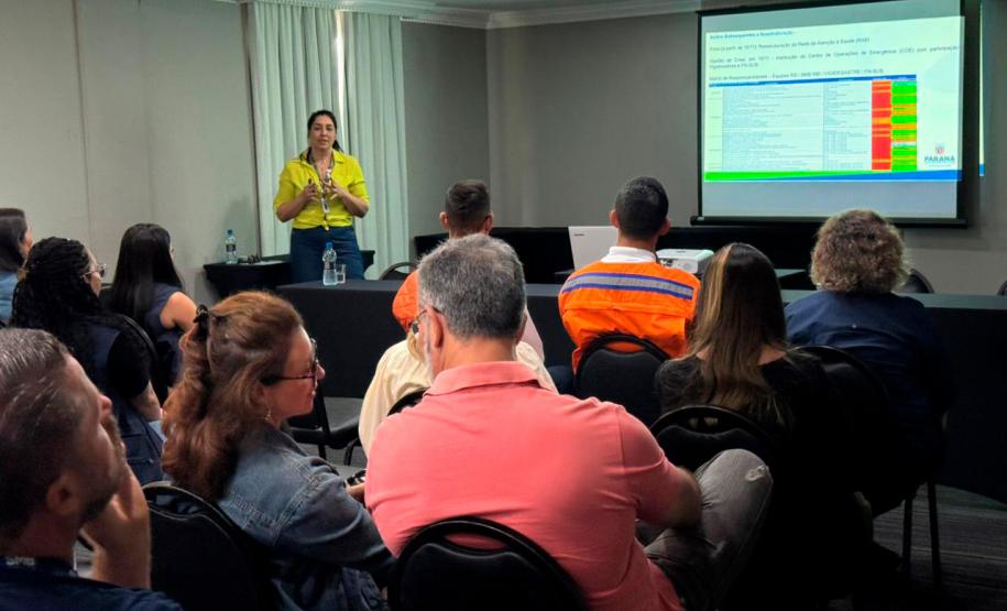 Saúde avalia resposta dada à emergência após tornado em Rio Bonito do Iguaçu