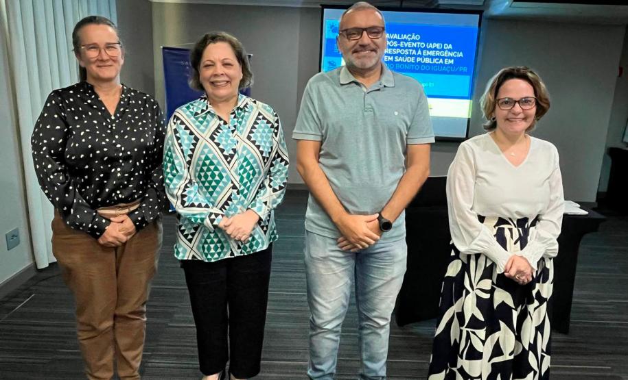 Saúde avalia resposta dada à emergência após tornado em Rio Bonito do Iguaçu