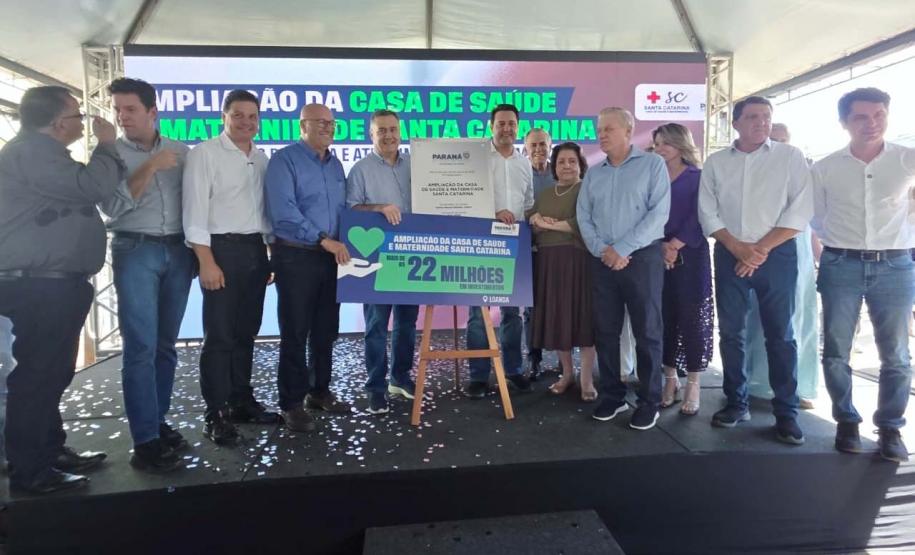 Ratinho Junior entrega ampliação do hospital de Loanda, que agora tem 106 leitos