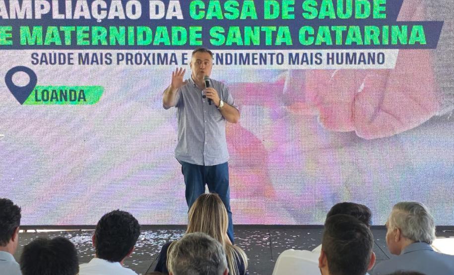 Ratinho Junior entrega ampliação do hospital de Loanda, que agora tem 106 leitos