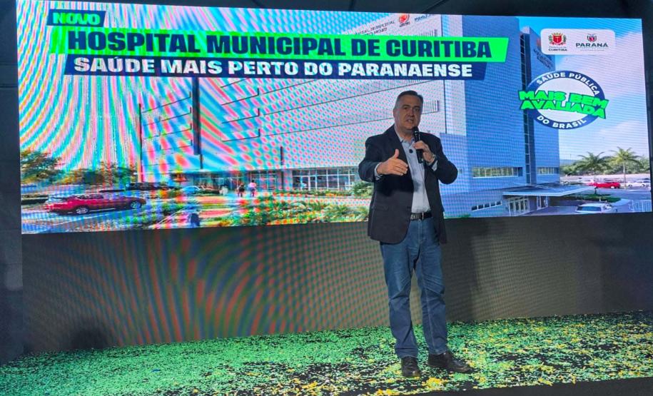R$ 100 milhões: Ratinho Junior anuncia construção do Hospital Bairro Novo, em Curitiba
