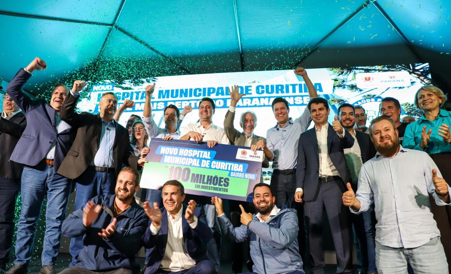 R$ 100 milhões: Ratinho Junior anuncia construção do Hospital Bairro Novo, em Curitiba