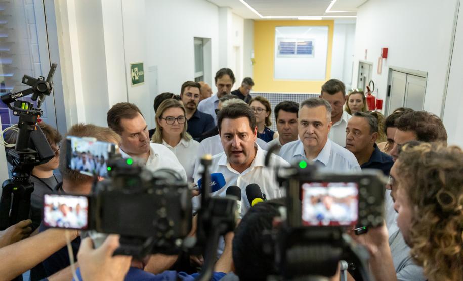 Ratinho Junior inaugura Ambulatório de Especialidades em Irati e autoriza novo Pronto Atendimento