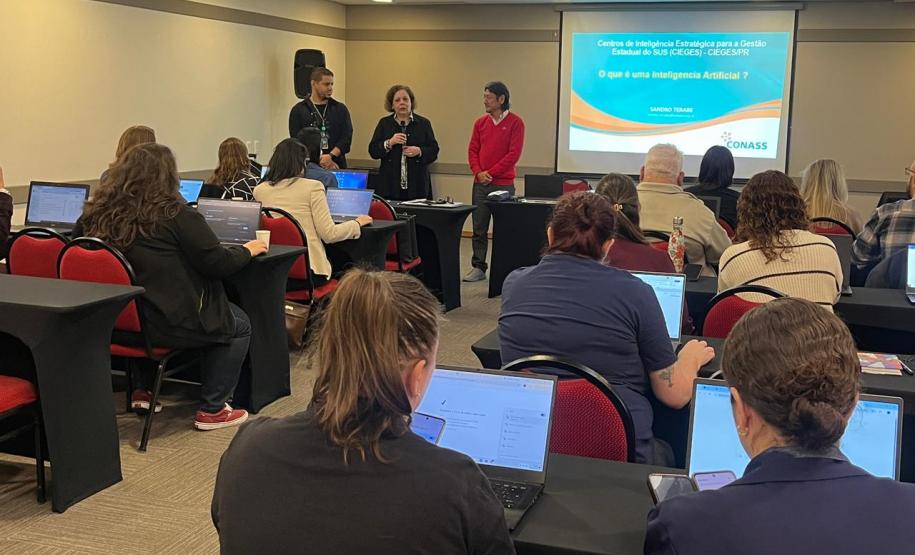 “IA na prática”: Sesa capacita gestores para agilizar respostas às demandas do SUS