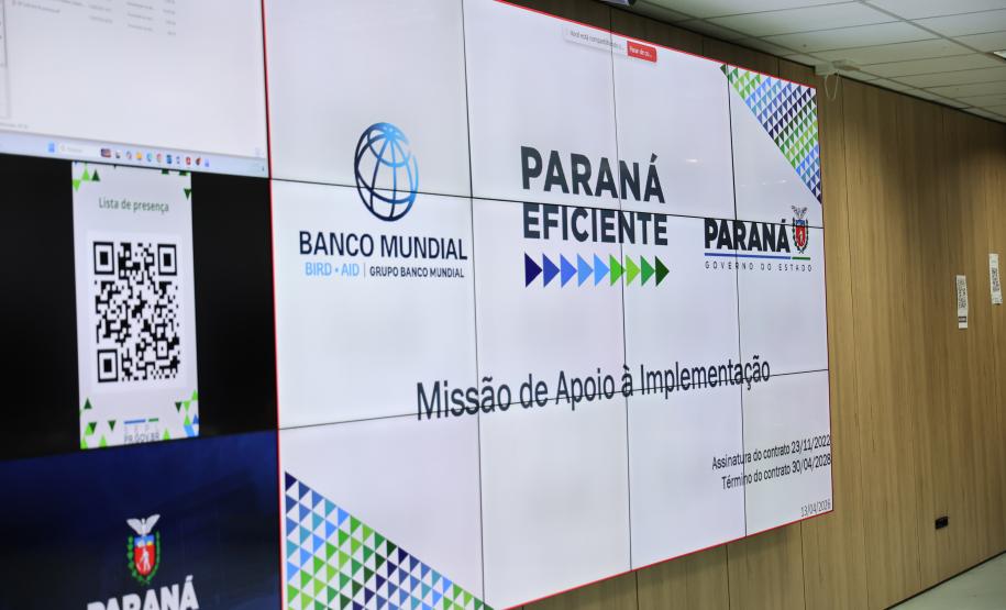 Governo e Banco Mundial avaliam ações do Paraná Eficiente e discutem avanços