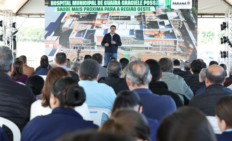 Com aporte de R$ 64 milhões, Estado autoriza início da construção do hospital de Guaíra