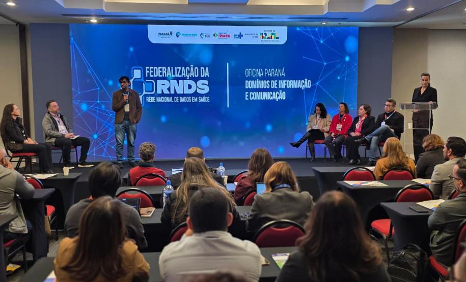 Paraná sedia oficina da Rede Nacional de Dados em Saúde com foco em comunicação