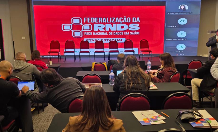 Paraná sedia oficina da Rede Nacional de Dados em Saúde com foco em comunicação
