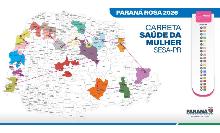 Nova edição: Carreta Saúde da Mulher vai atender 95 municípios em 19 paradas até novembro