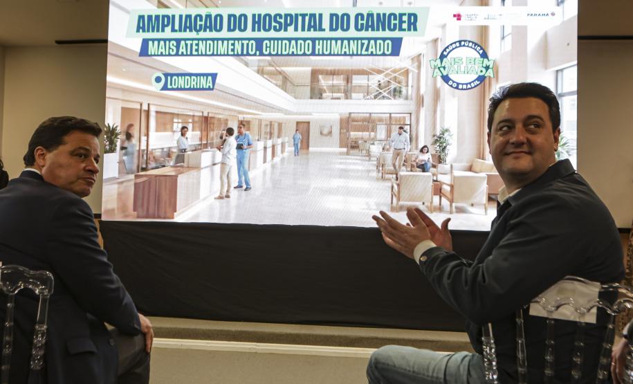 Estado assina convênio de R$ 121 milhões para ampliar Hospital do Câncer de Londrina
